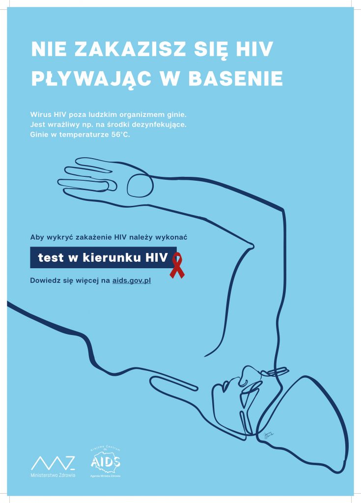 plakat o kampani HIV/AIDS