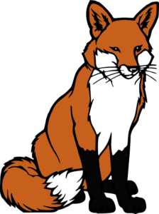 Grafika przedstawiająca lisa
